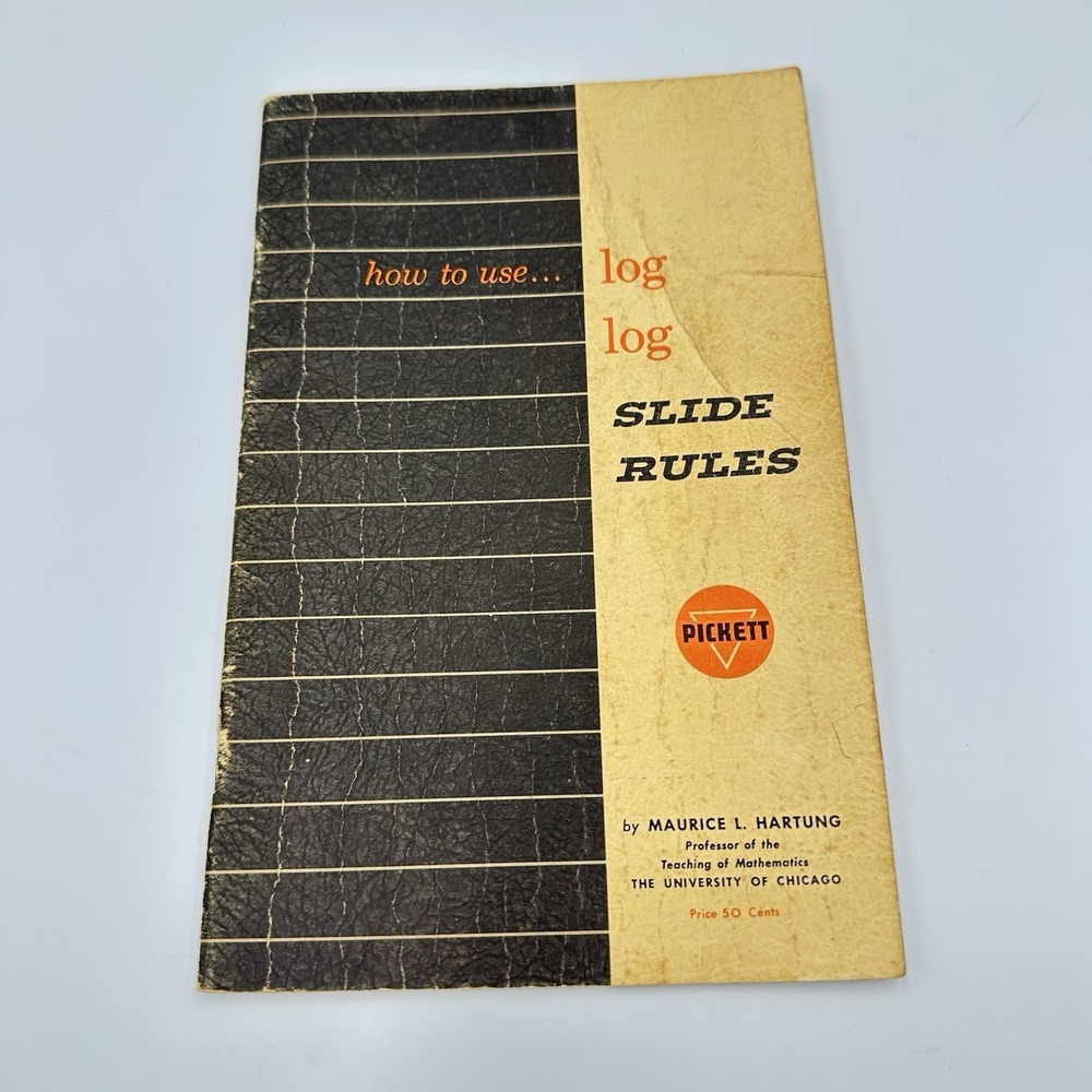Lot of 3 Pickett Exponential Log Slide Rule How to . . . Booklets Hartung 1953 - Picture 10 of 15